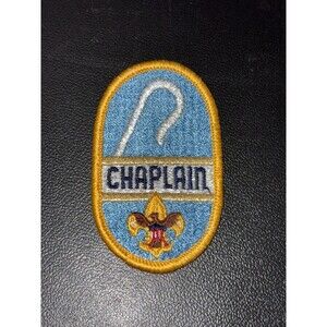 Vintage BSA Boy Scout CHAPLAIN Adult Leader Position Badge PATCH Uniform Emblem